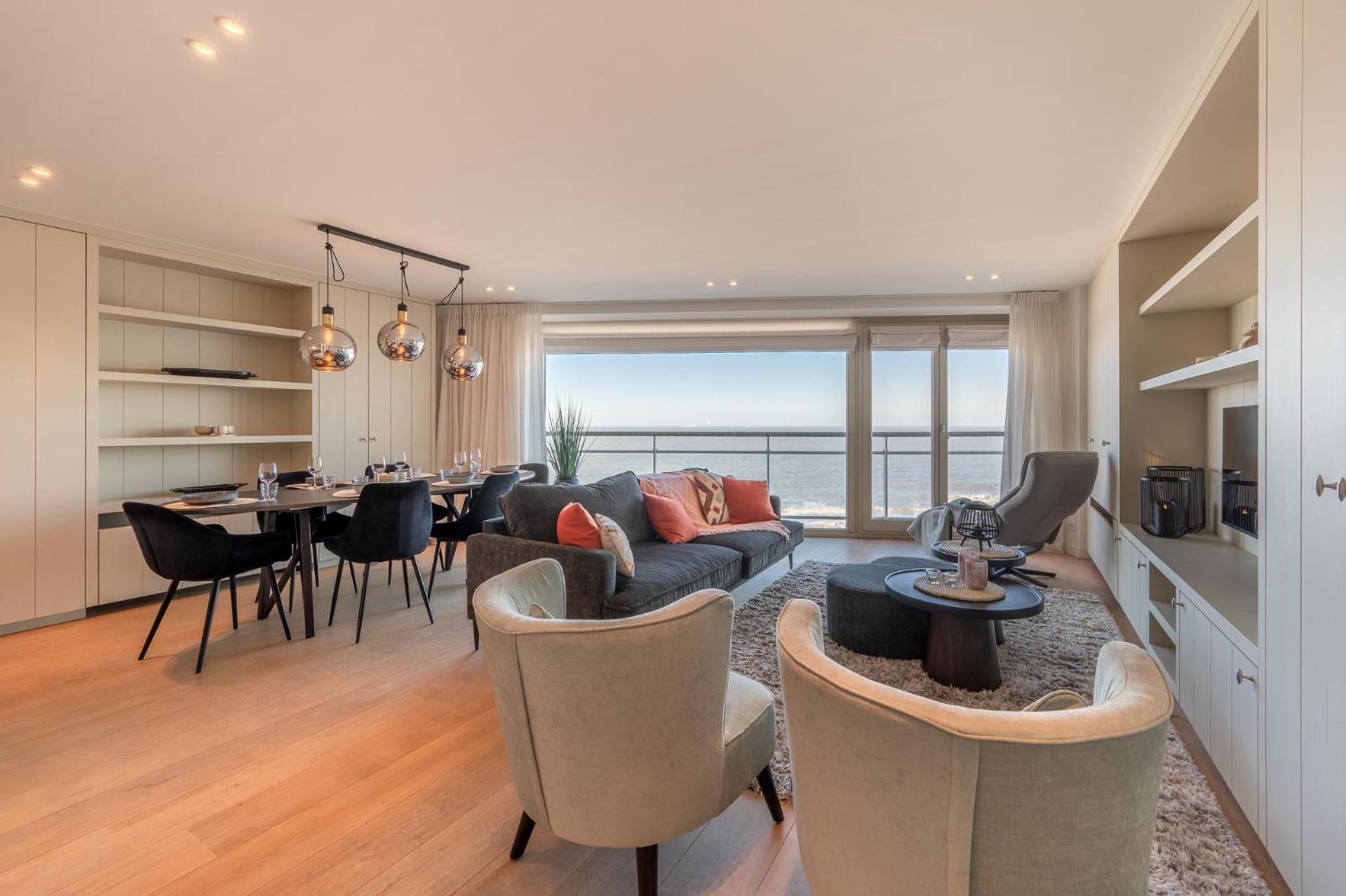 Appartement 7 Op De Zeedijk In Knokke Voor Max 6 Personen 克诺克－海斯特 外观 照片