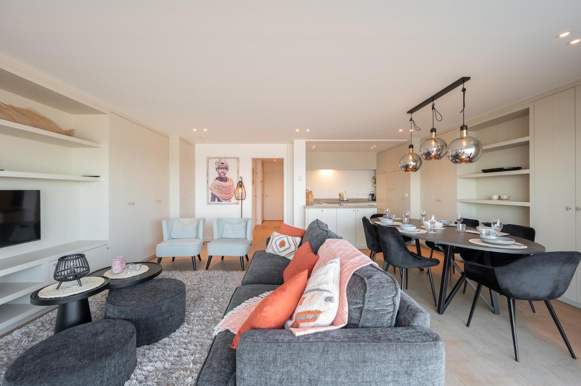 Appartement 7 Op De Zeedijk In Knokke Voor Max 6 Personen 克诺克－海斯特 外观 照片